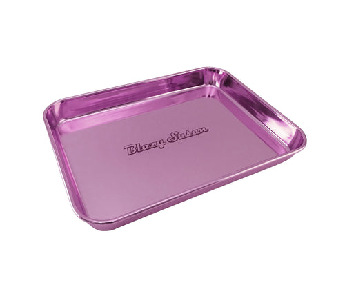 Blazy Susan Metal Rolling Tray