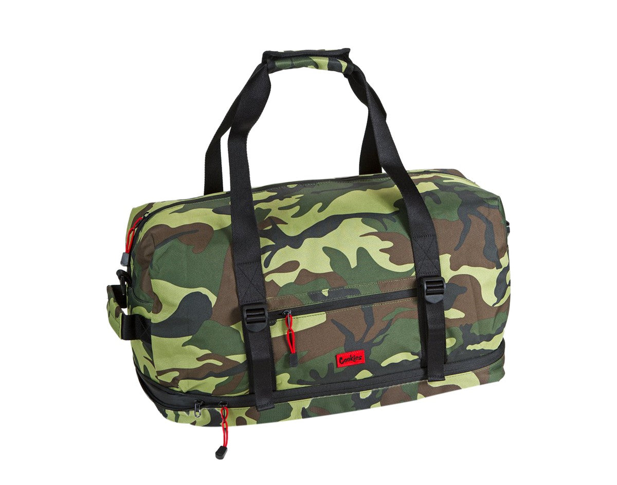 Cookies Green Camouflage Duffle Bag Smell Proof