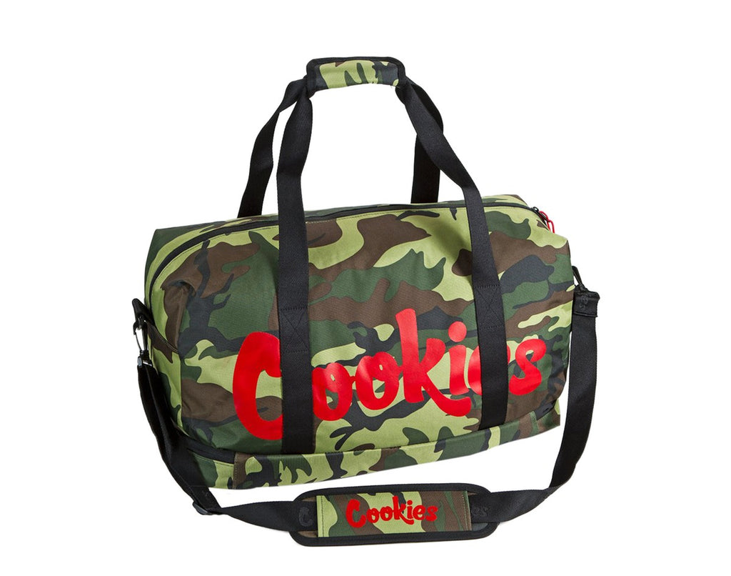 Cookies Green Camouflage Duffle Bag Smell Proof