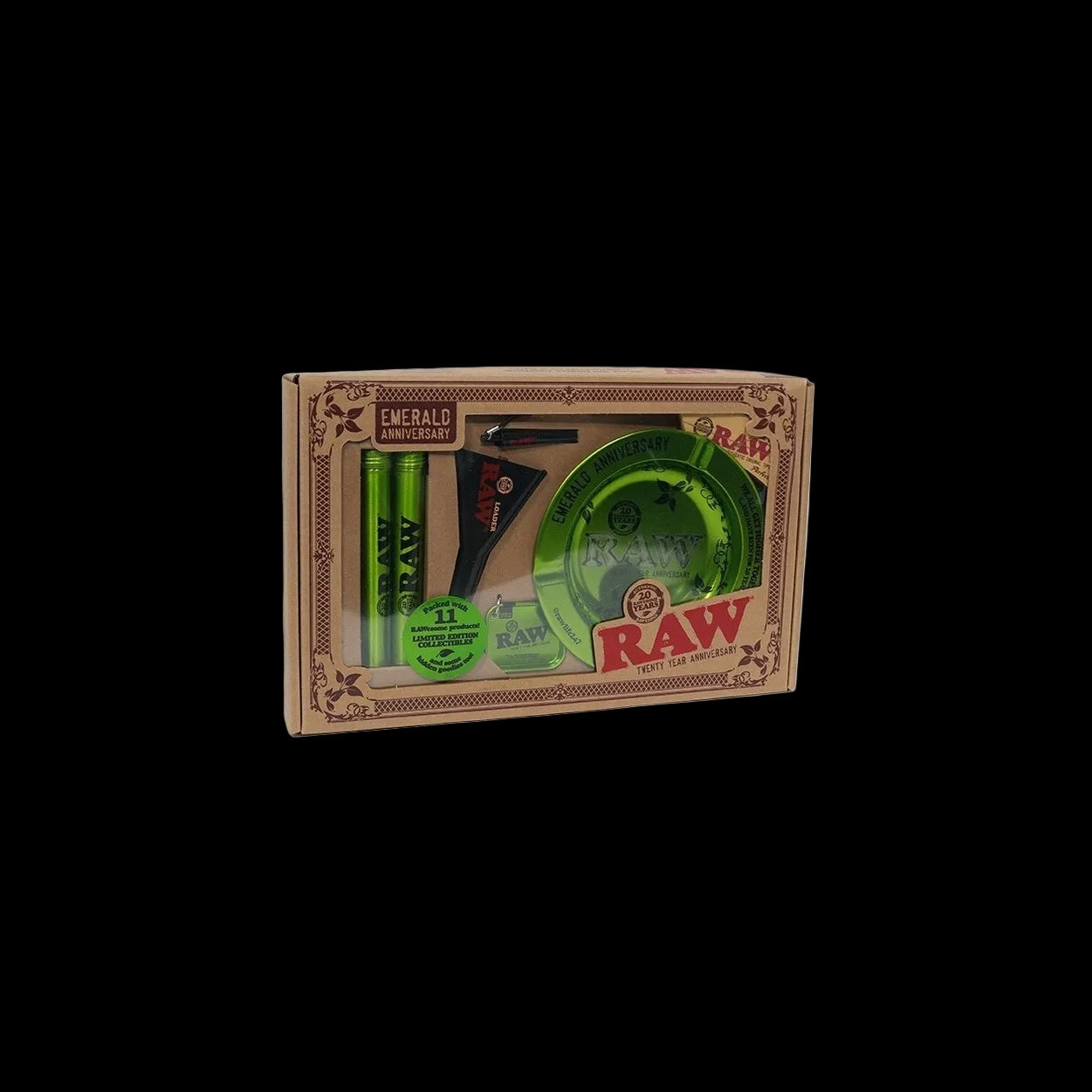 RAW Emerald Anniversary Set