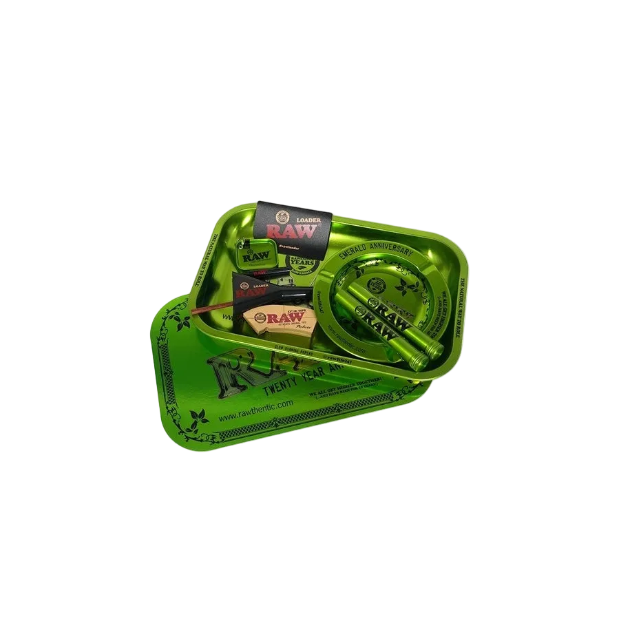 RAW Emerald Anniversary Set